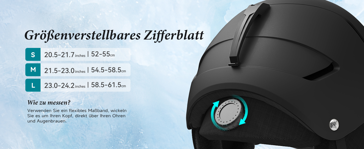 Шолом для катання на лижах та сноуборді, чорний, регульований, для чоловіків, жінок та підлітків (M)