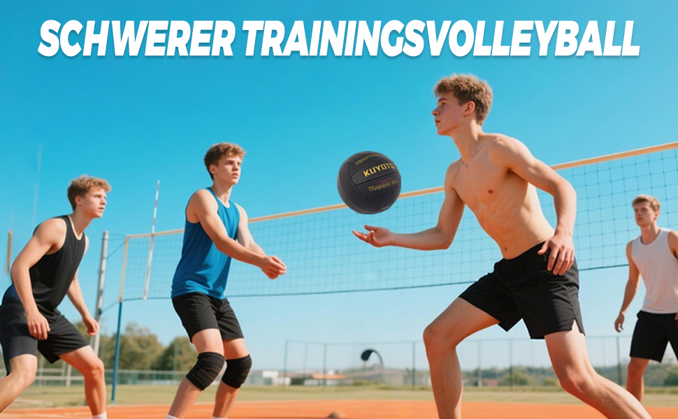 Волейбольний м'яч KUYOTQ, розмір 5, для тренувань, 18-панельний, супер м'який, стабільної форми, для залу та вулиці (розслаблений)