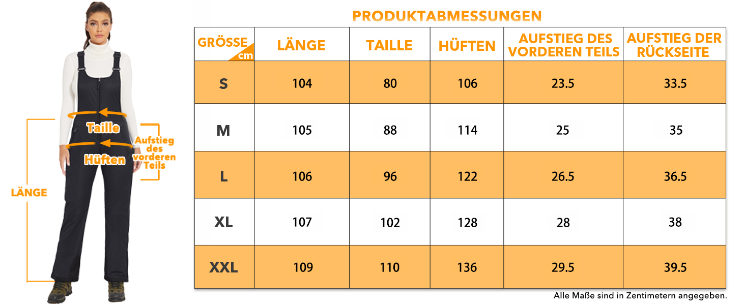 Жіночі гірськолижні штани GEMYSE, чорні, XL - водонепроникні, вітронепроникні, з регульованими лямками