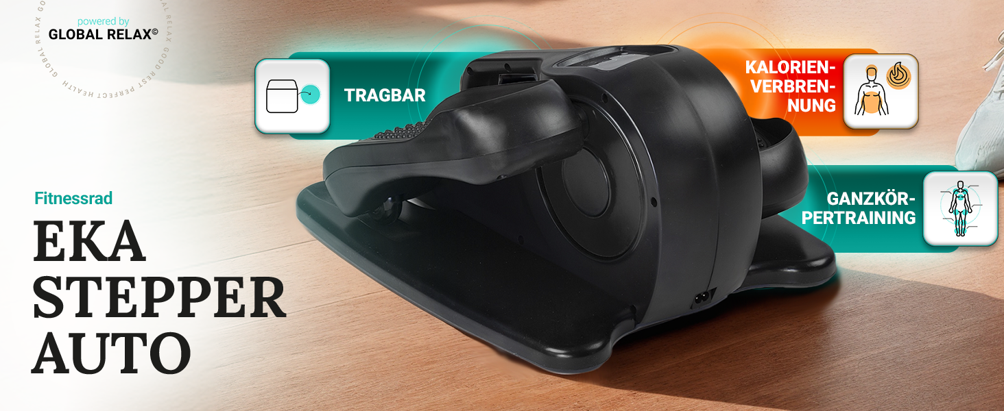 KEIZAN X3 - портативний тренажер для дому та реабілітації: Crosstrainer, Stepper, Pedal Trainer