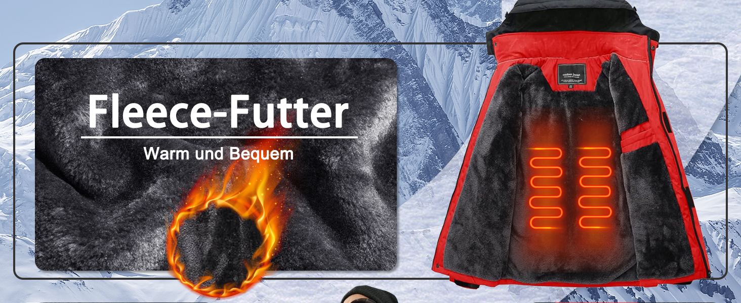 MAGCOMSEN Зимова куртка для чоловіків, тепла з підкладкою, водонепроникна, для катання на лижах, сноуборді, активного відпочинку, робоча куртка з відстібаною капюшоном, чорна, 3XL