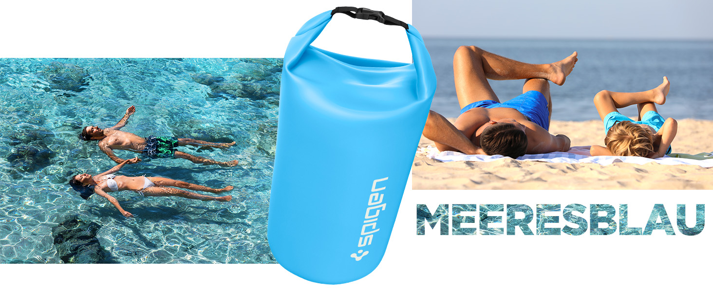 Водонепроникний мішок Spigen Aqua Shield 30L: Сумка для плавання, кемпінгу та водних видів спорту