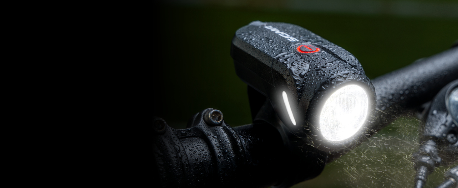 Фарига Sigma Aura 35 LED: акумуляторне переднє світло для велосипеда, 35 люкс, StVZO, 2 режими, водонепроникне, перезаряджуване