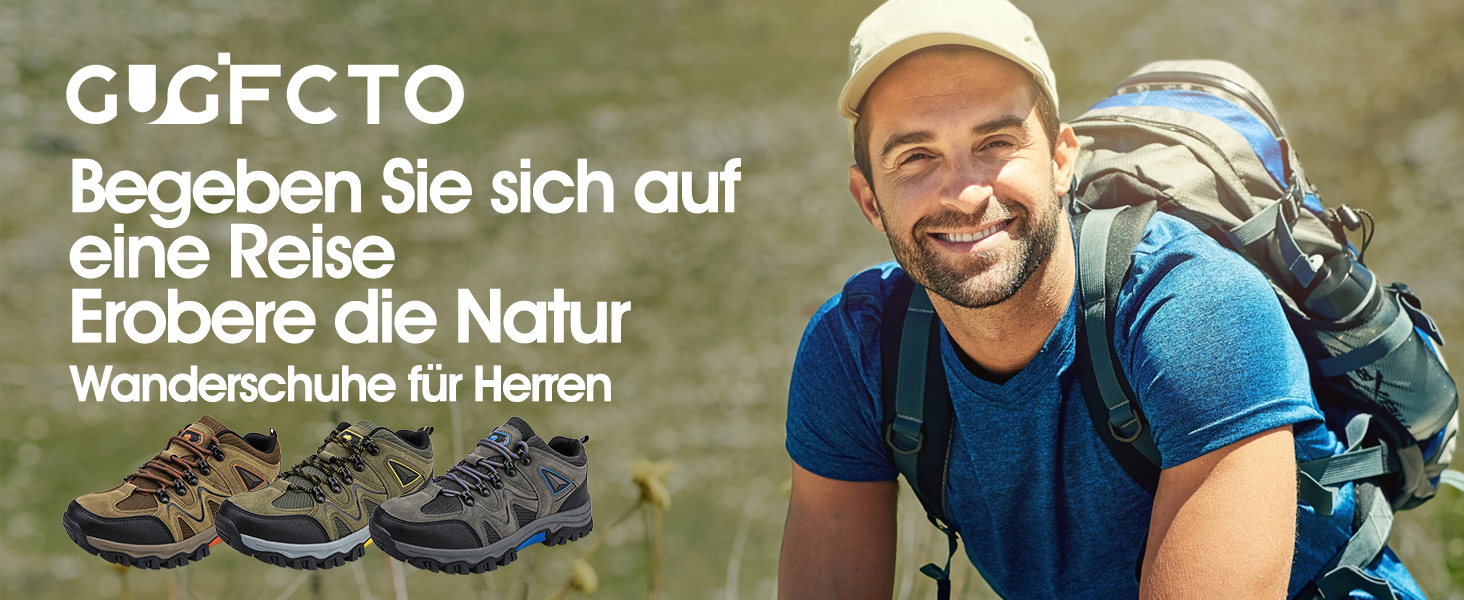 Чоловічі трекінгові черевики для хайкінгу та трейлраннінгу, Outdoor, 38-48 EU, Колір: Коричневий