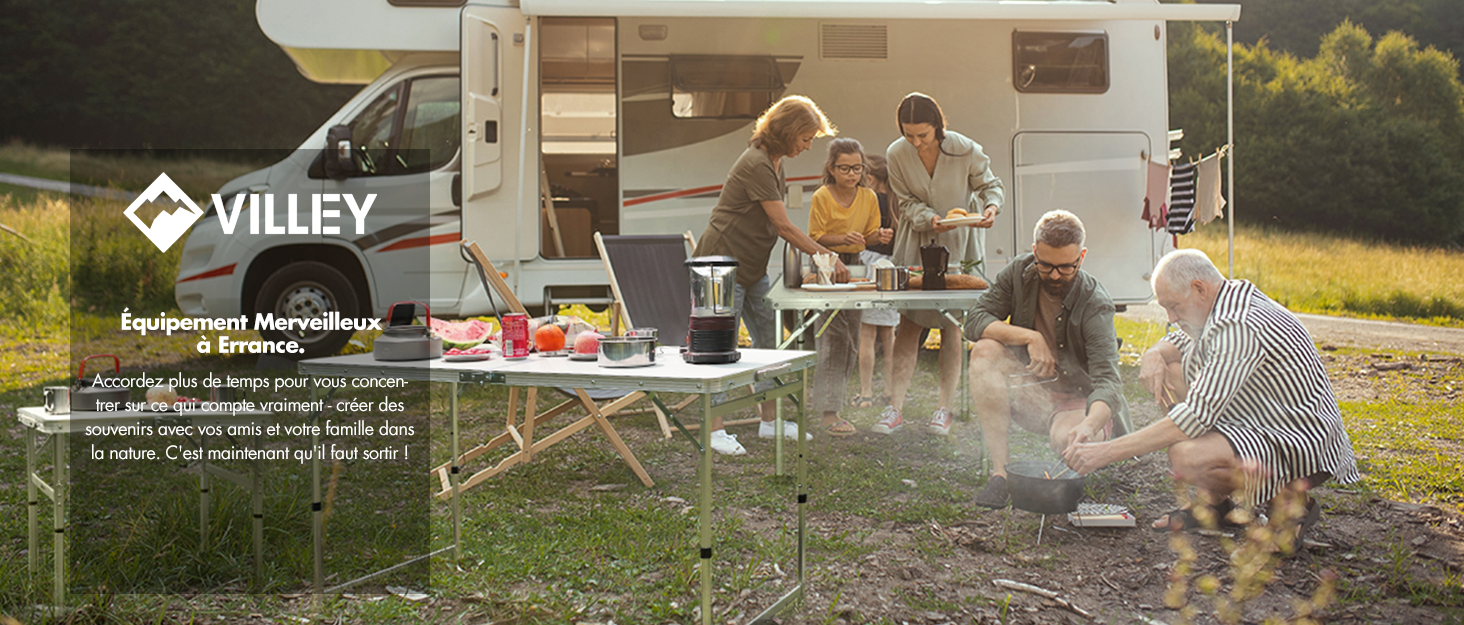 Складний туристичний стілець VILLEY, блакитний, з алюмінієвим каркасом, 150 кг, з сумкою для відпочинку та риболовлі