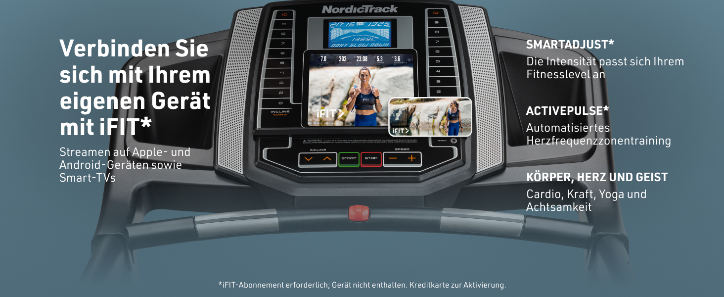 Біговий тренажер NordicTrack T 6.5 S: біговий доріжка з регулюванням нахилу, Bluetooth, до 136 кг