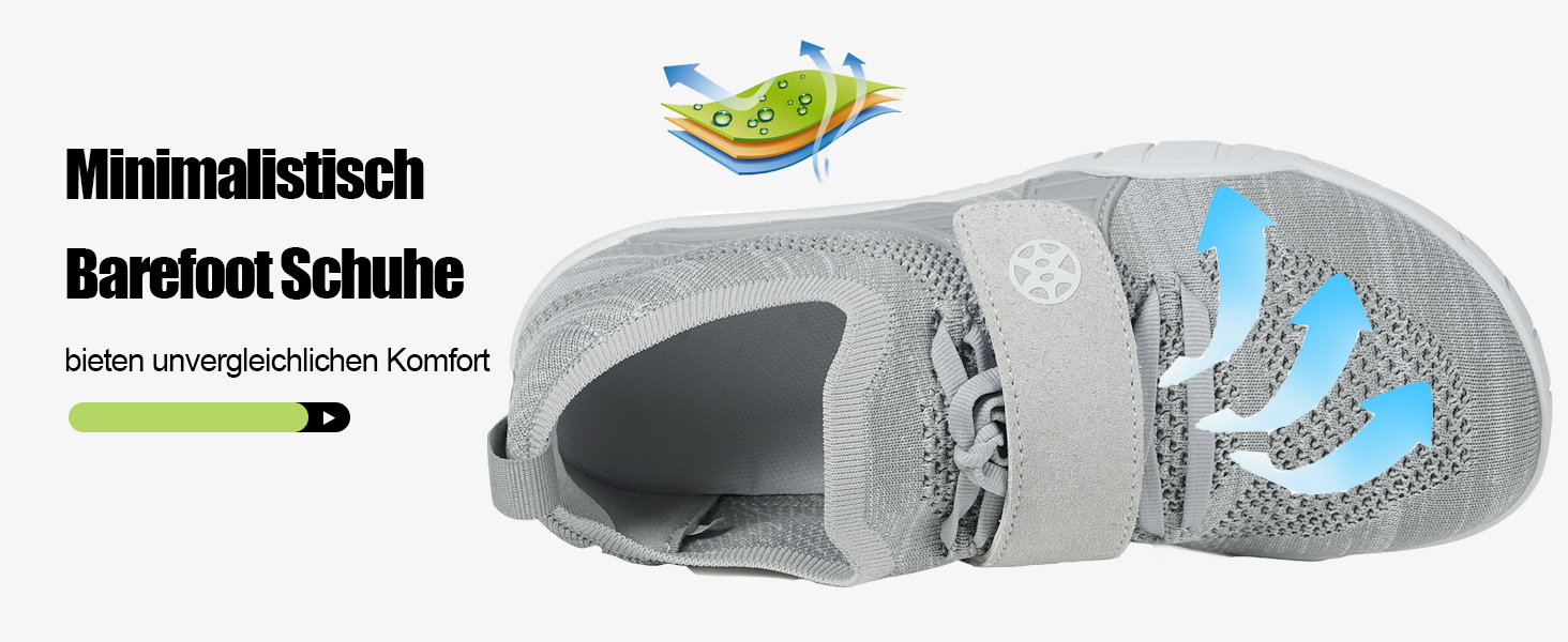 Босоніжки Eagsouni для чоловіків та жінок: кросівки для фітнесу, подорожей та бігу на вулиці. Зручні, легкі, дихаючі, широка передня частина, антиковзаюча підошва, розмір 42 EU, рожеві.