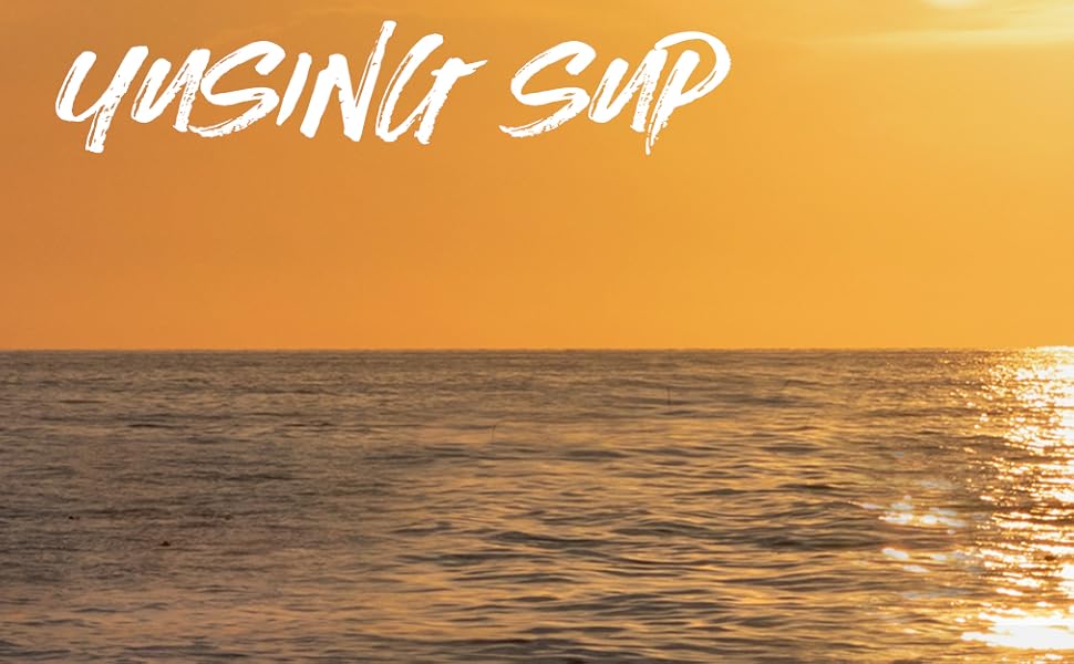 Надувна SUP-дошка YU YUSING 320/335x76x16.5 см з веслом, насосом, рюкзаком, страхувальним шнуром і водонепроникною сумкою, для стоячого веслування, до 150 кг