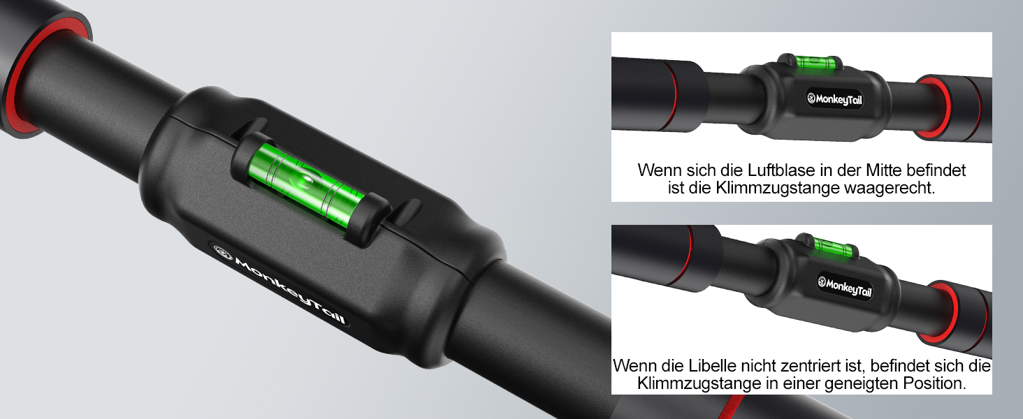 Кімнатна турнік MonkeyTail для дверного прорізу 72-95 см, без свердління, з 360° замком та PVC-килимком, вантажопідйомність 150 кг, багатофункціональний турнік