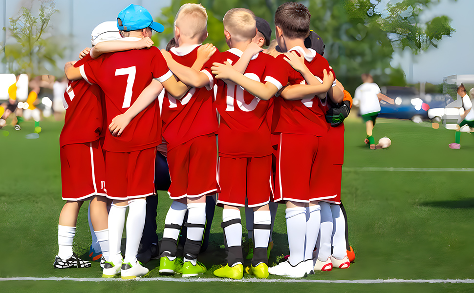 Дитячі футбольні бутси з шипами, професійні, для хлопчиків та дівчаток, чорно-червоні (36 EU)