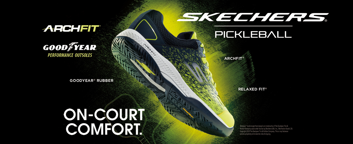 Кросівки для піклболу Skechers Viper Court Smash для жінок, біло-сріблясті, для залів та відкритих майданчиків, Relaxed Fit