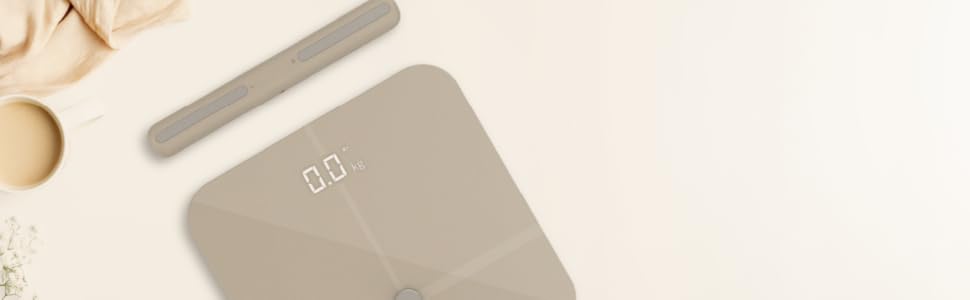 Ваги Cecotec Surface Precision 10600 Smart Healthy Pro Beige: Bluetooth, аналіз складу тіла, 15 параметрів