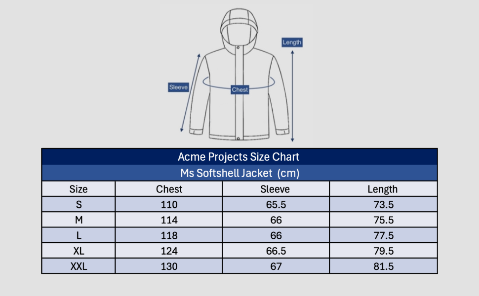 Чоловіча водонепроникна куртка Softshell Acme Projects з флісовою підкладкою, знімним капюшоном та YKK-застібкою для походів та кемпінгу, колір чорний, розмір L