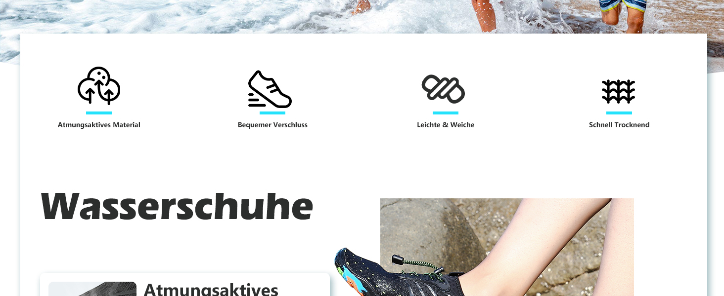 Чоботи для плавання та відпочинку на пляжі Saguaro: аквашузи, серф-шузи для жінок, чоловіків та дітей. Розміри 35-48, чорний колір.