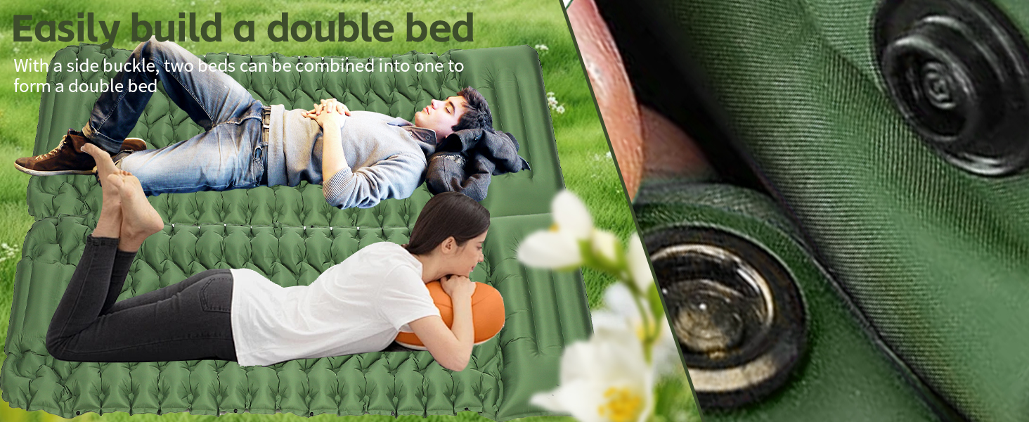 Саморозгортальний килимок для кемпінгу TVWVT, ультралегкий, з ножною помпою