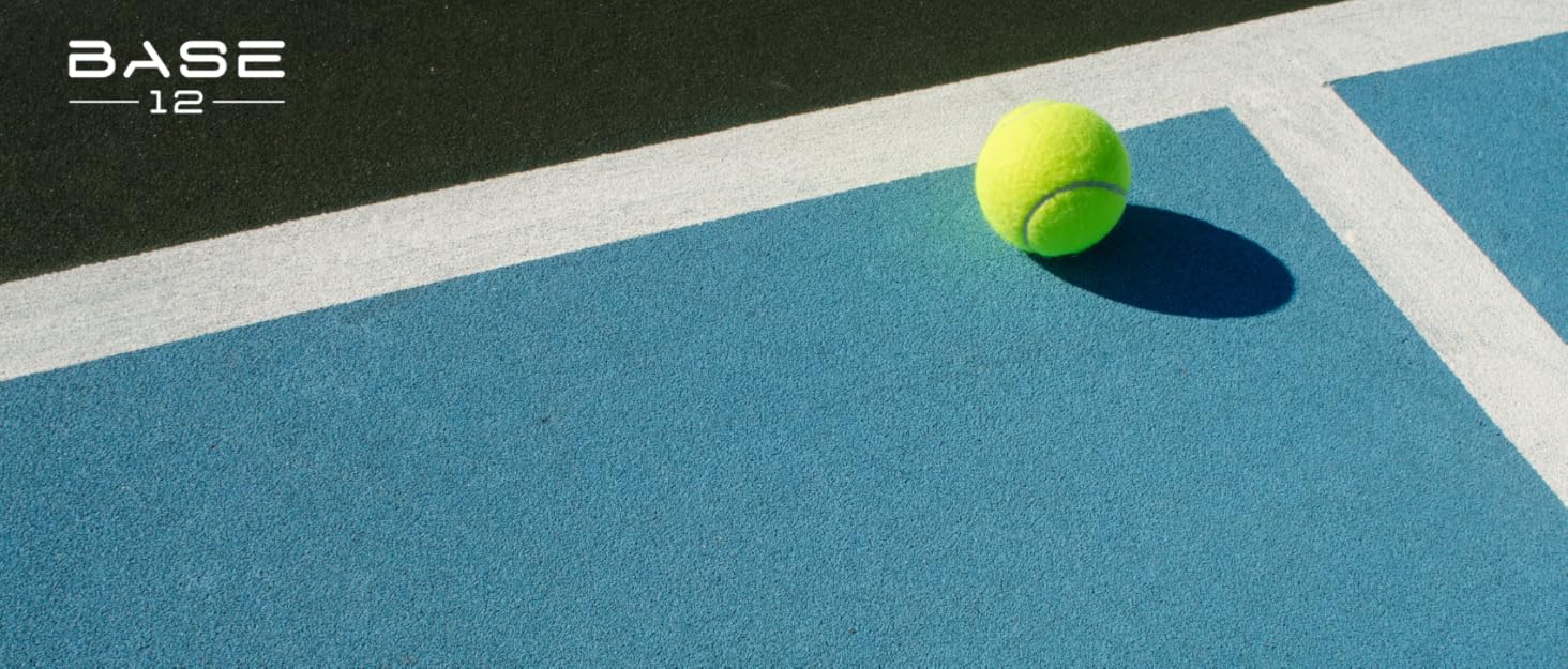 BASE12 Піклбол Шляк Карбон – Преміум Ракетка 16 мм, Шорстка Поверхня для Контролю та Обертання – Ідеально для Початківців та Професіоналів