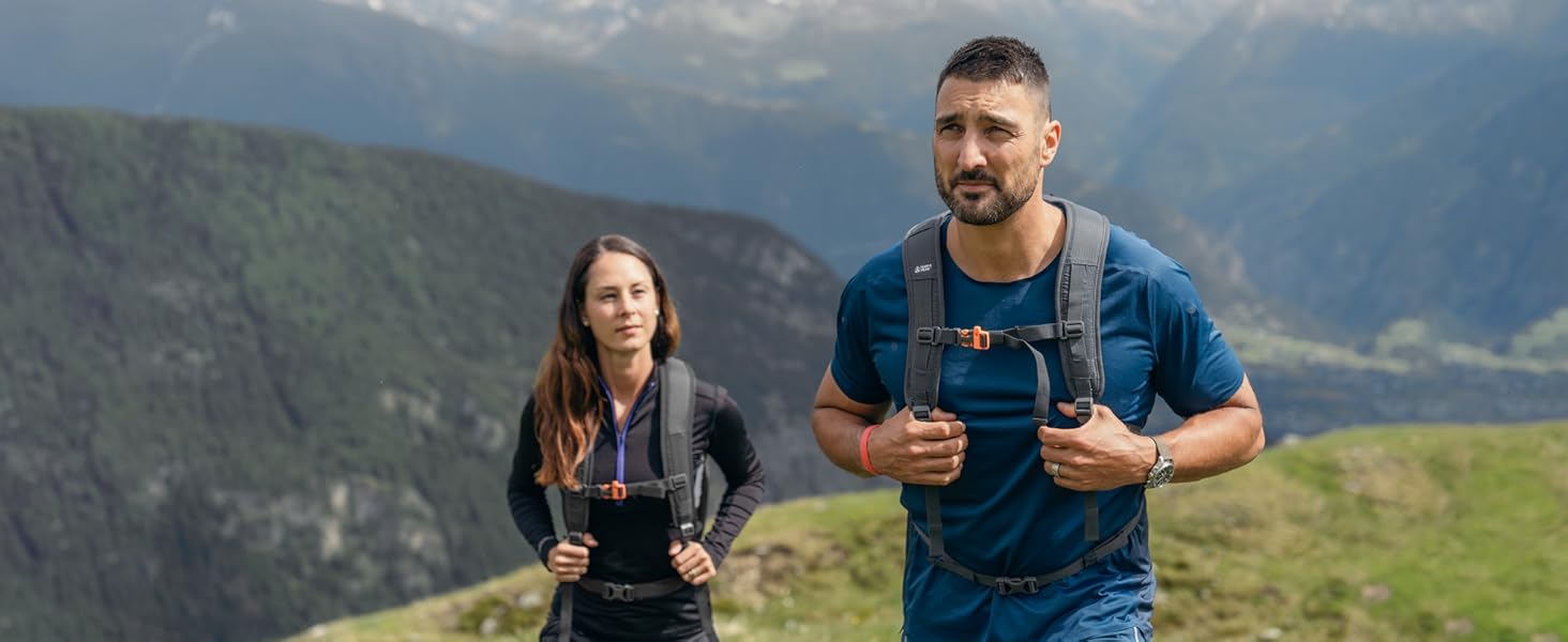 Туристичний рюкзак 20 л Flex 20 Premium з вентиляцією спини, системою для пиття та дощовиком — трекінговий рюкзак з дихаючого поліестеру 3D Air Mesh з поясним ременем для походів та активного відпочинку
