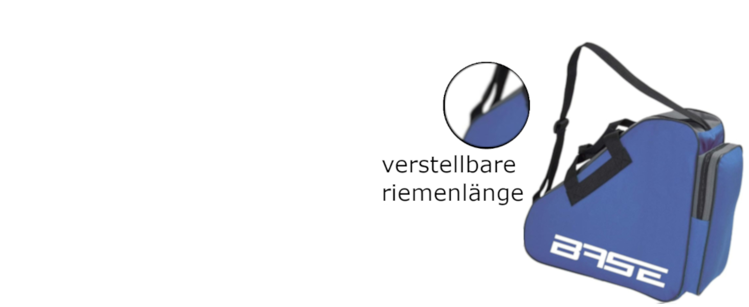 Сумка для ковзанів BASE Skatebag: містка, з ручками та регульованим ременем, зелено-морська