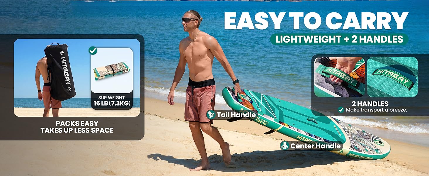 Надувний SUP Board Set для дорослих, 10'6', 320x81x15 см, 150 кг, з аксесуарами та тримачем для камери (зелений)