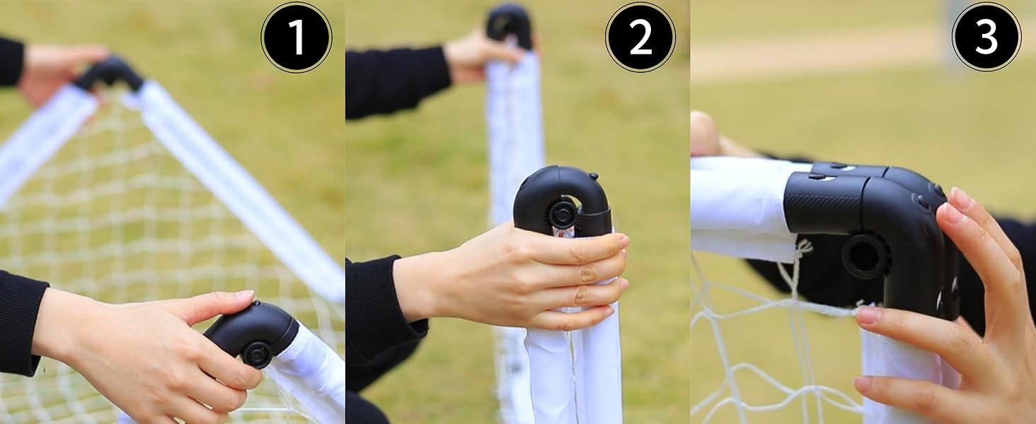 Складане футбольне ворота Mini для дітей 60x45/90x60/115x80 см. Біле футбольне ворота для саду, ігрової кімнати, подарунок.