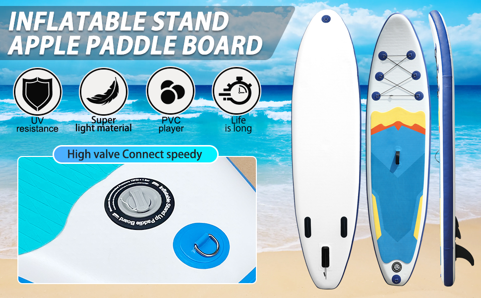 SUP дошка SUDOO надувна 300x76x15 см, 6