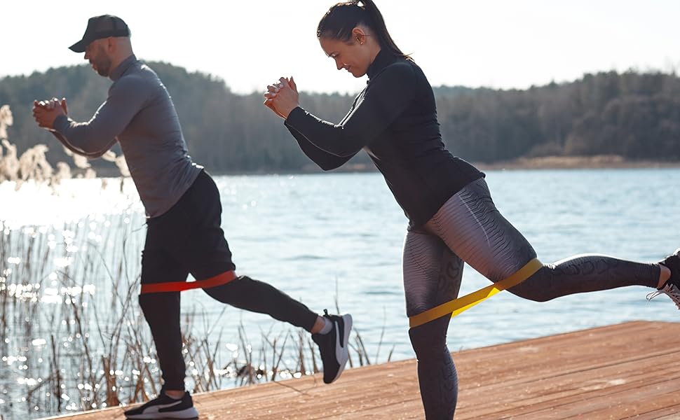 Кільце для пілатесу Relaxdays Bluefinity з подвійними ручками, з м'якою обшивкою, діаметр 39 см, скловолокно, з еластичними стрічками, турквенового кольору