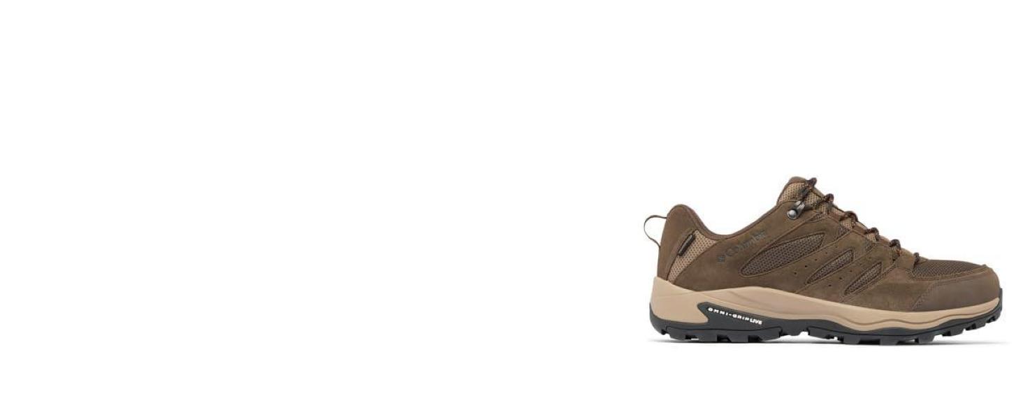 Чоловічі трекінгові черевики Columbia Redmond™ IV Low Waterproof Mid Rise, 49 EU, Gravel Napa Green