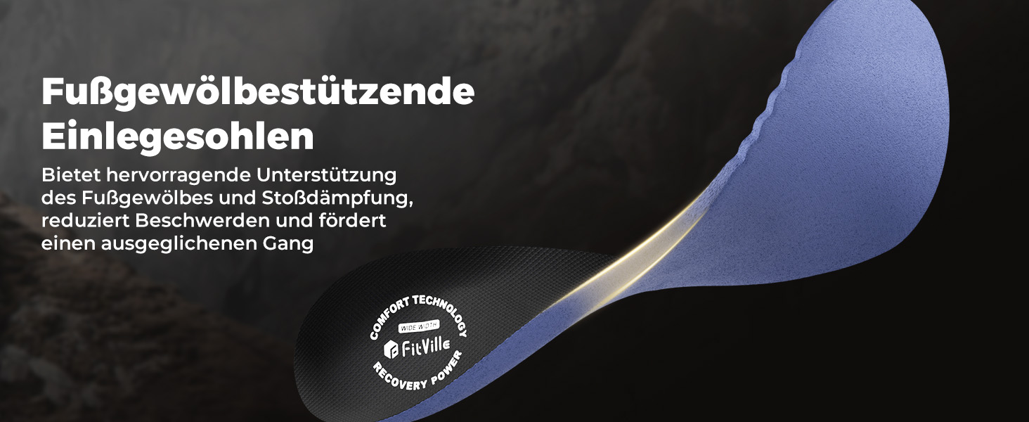 Черевики для хайкінгу FitVille для чоловіків, широкі, водонепроникні, розмір 40-50, чорні