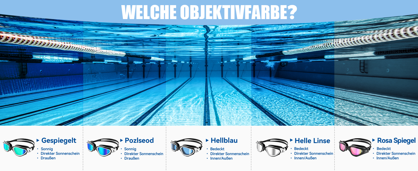 Окуляри для плавання, дорослі, поляризовані, для жінок та чоловіків, без протікання, широке поле зору, захист від УФ-випромінювання, антизапітніння, комфортні, золоті