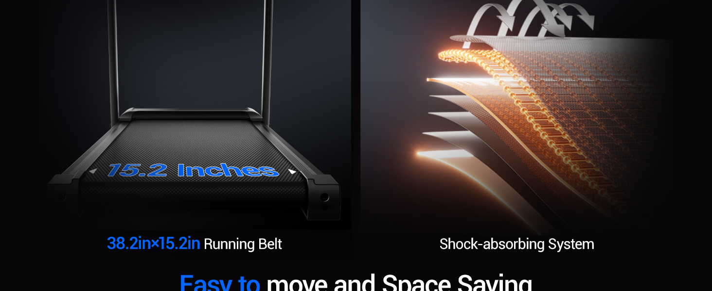 Біговий доріжка CURSOR для дому, складана, з нахилом 15%, швидкість 12 км/год, двигун 3.0 PS, LED-дисплей, чорна