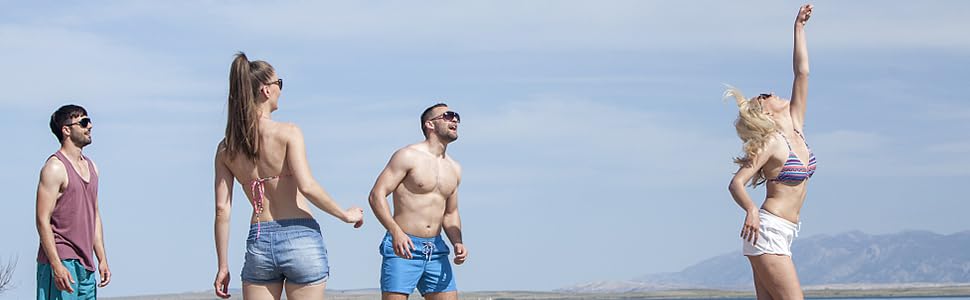 Волейбольний м'яч Krfapt розмір 5, офіційний, Soft Touch, для тренувань, Outdoor/Indoor, водонепроникний, з дизайном Ripples (синій/фіолетовий/рожевий)