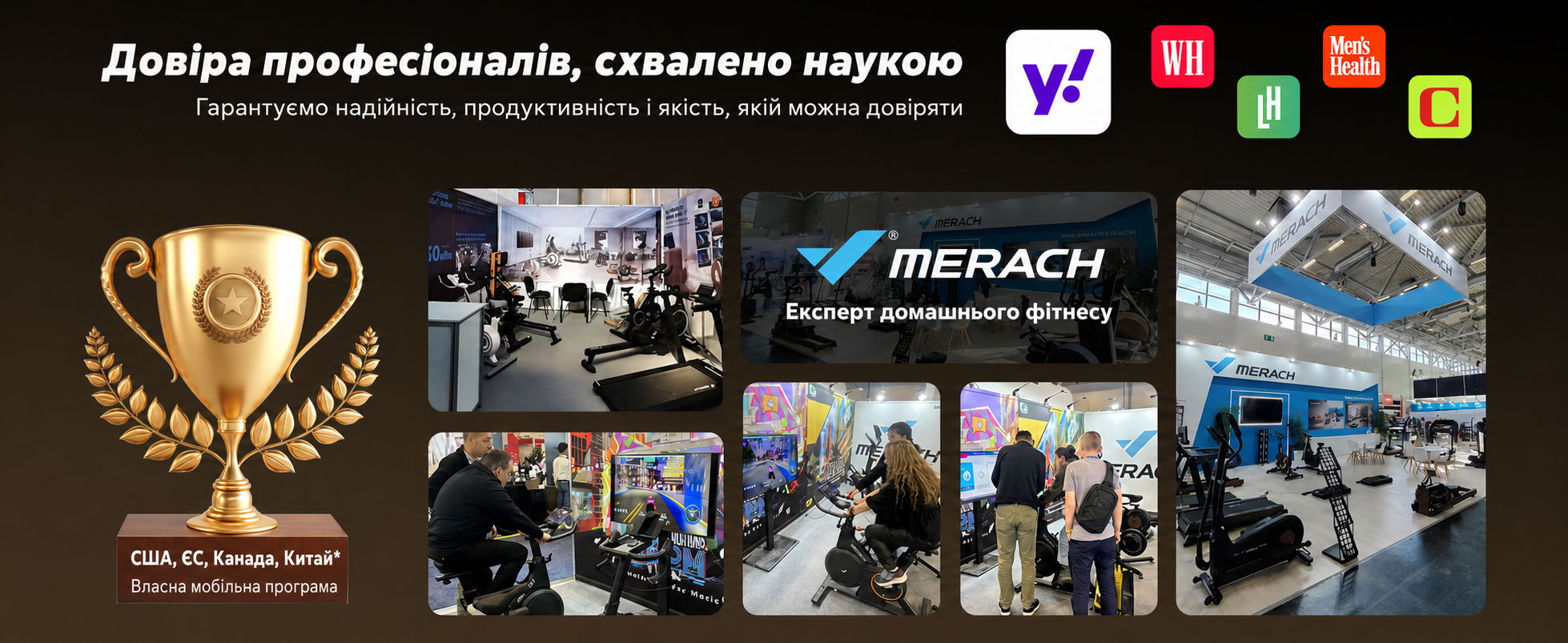 Магнітний велотренажер MERACH Profi з маховиком 10 кг, стійкий та безшумний домашній спін-байк з повітряним сідлом та мобільним додатком, до 158 кг (Червоно-чорний)
