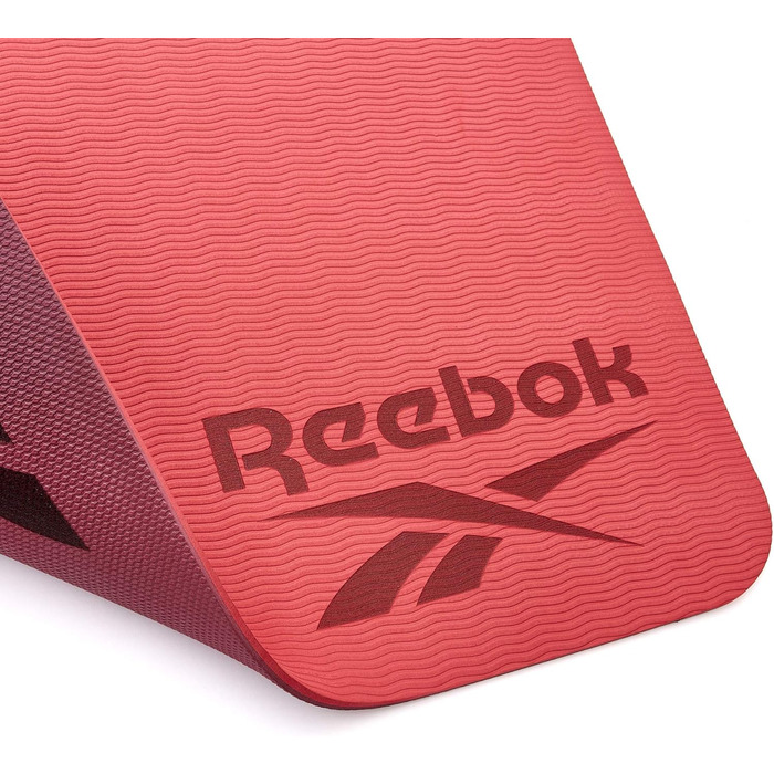 Йога-мат Reebok двосторонній 6 мм, червоний