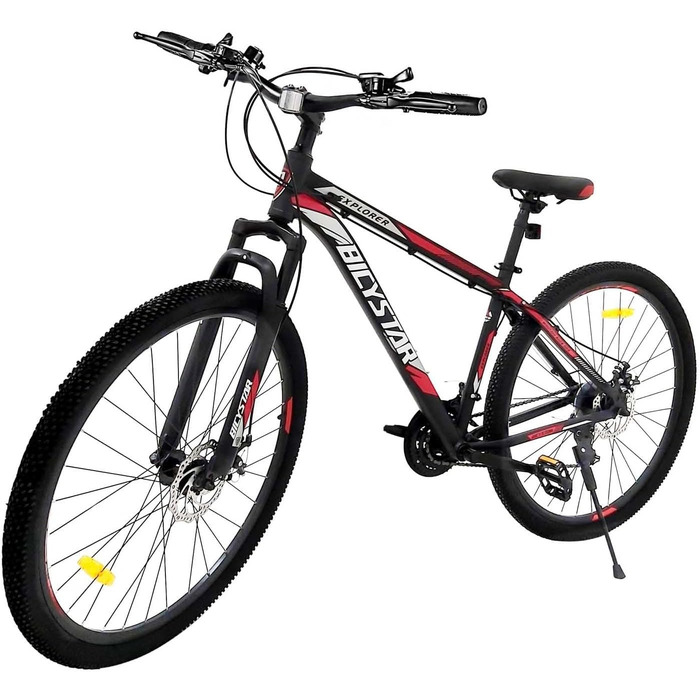 Велосипед E-ROCK EX-6 Hardtail MTB, 21-швидк., підвіска, дискові гальма, 29'