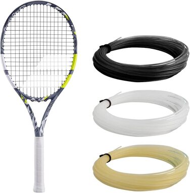 Ракетка Babolat Evo Aero L S CV - легка, наструна, розм. 2, сіра/жовта