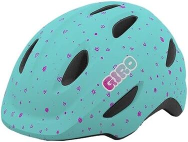 Велосипедний шолом Giro Scamp для дітей Matt Screaming Teal (2022) маленький (49-53 см)