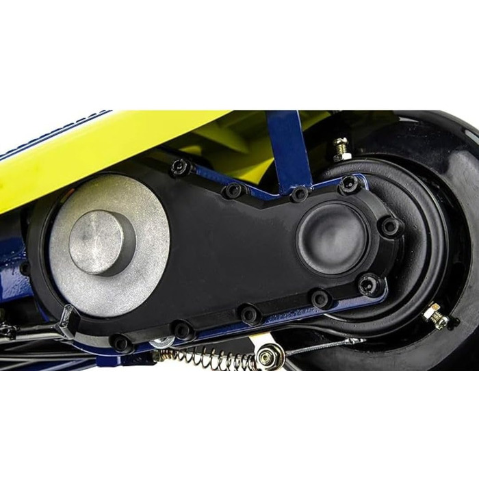 Електросамокат VR46 Kiddy, жовто-синій, 10 км, 120Вт, 9 кг