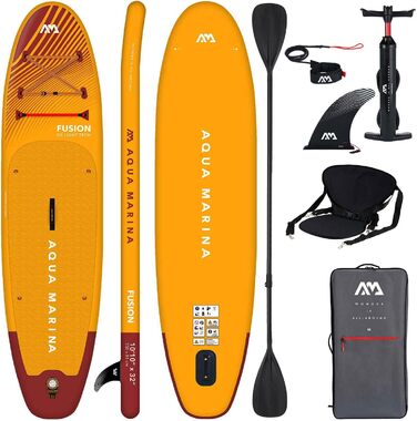 Надувна SUP-дошка Aqua Marina Fusion 2021, комплект 330x81x15 см, стояче веслування