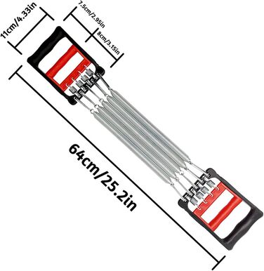 Знімач грудей, Тяговий еспандер, Захват для рук, 5 пружин, Силове тренування