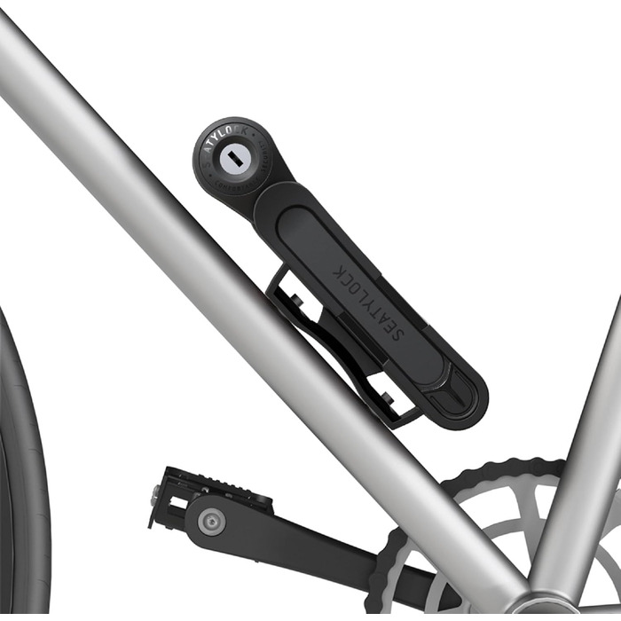 Складаний велосипедний замок FoldyLock Compact 85 см з ключем та кріпленням – високий рівень безпеки для електровелосипеда, самоката та ролика