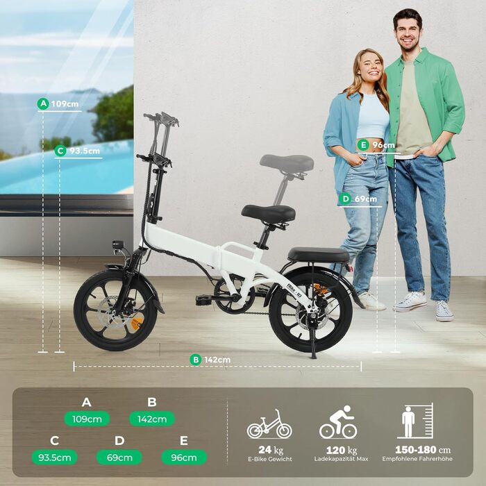 Електровелосипед Finbike 16