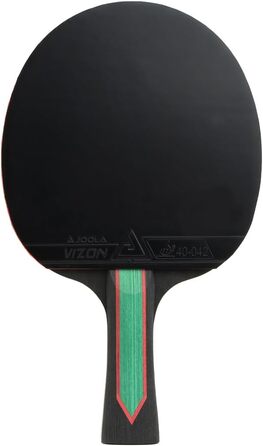 Настільний тенісний ракетка JOOLA RED Carbon Control з вуглецевим шаром, накладками Vizon та магнітною коробкою