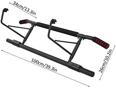 Турнік AYNEFY сталевий, вигнута ручка, без гвинтів, 150 кг