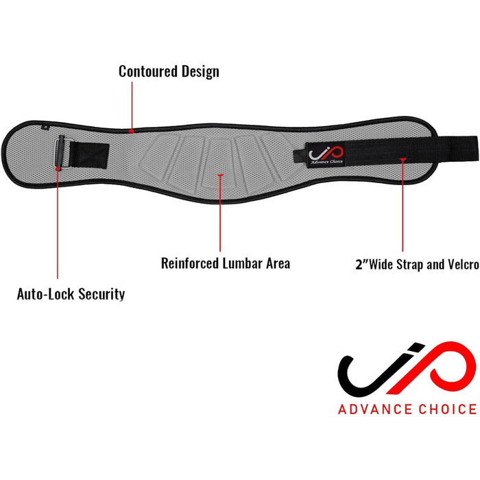 Пояс для важкої атлетики JP 15,2 см для еластичної підтримки спини, тренування на тренажерах, автоматичне блокування, чоловіки та жінки S Grey