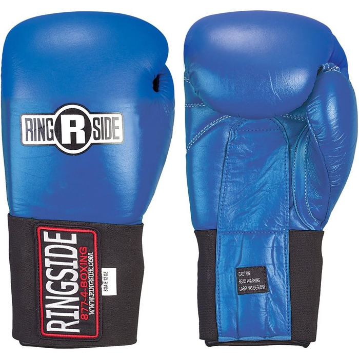 Рукавички Ringside Competition, Velcro, сині, 284 г, 10 унцій