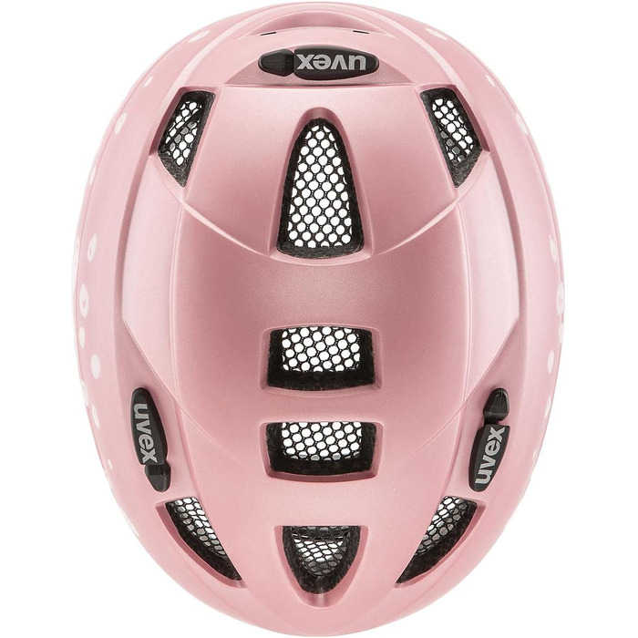 Дитячий велошолом uvex Kid 2 cc, легкий, регульований розмір, з можливістю встановлення LED-ліхтаря