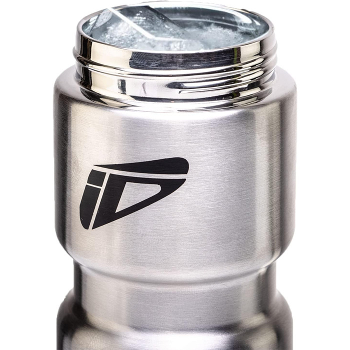 Speedfil Speedflask вакуумна термофляга з нержавіючої сталі для велосипеду та спорту, з кришкою, 2.0, срібляста