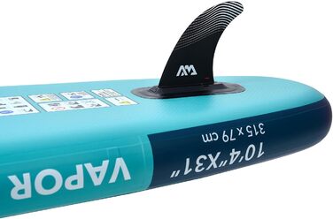 Надувна SUP-дошка Aqua Marina Vapor 315x79x15 см комплект 2021, весло, насос, рюкзак