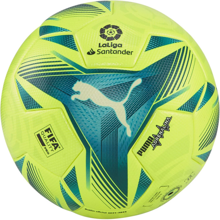 Футбольний м'яч PUMA LaLiga 1 ADRENALINA FIFA Quality Pro, водонепроникний