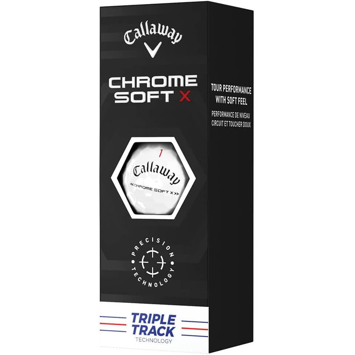 М'ячі для гольфу Callaway Chrome Soft X 2022